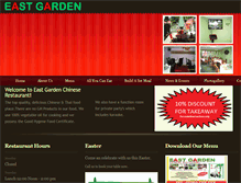 Tablet Screenshot of eastgarden.net